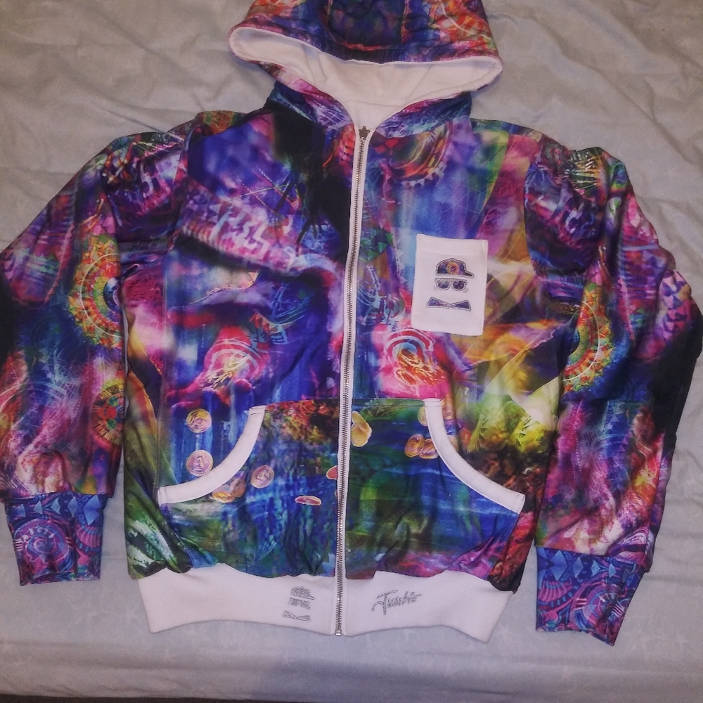 Jumbie Art reversible hoodie